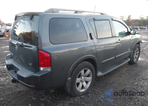 2008 Nissan Armada Le from USA, damaged, VIN 5N1AA08C88N615650